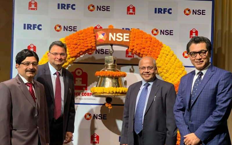 Listing of IRFC on NSE
